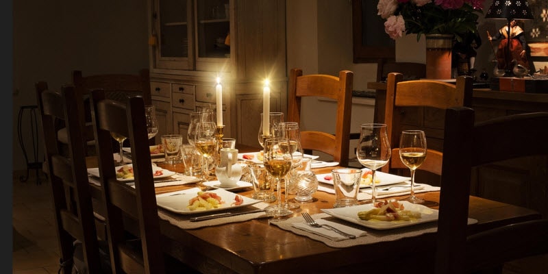 Uit eten in een andere stad